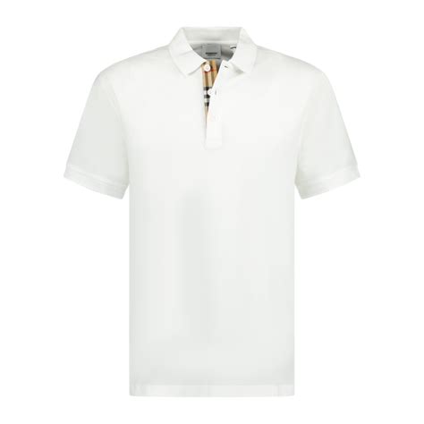 burberry eddie polo white